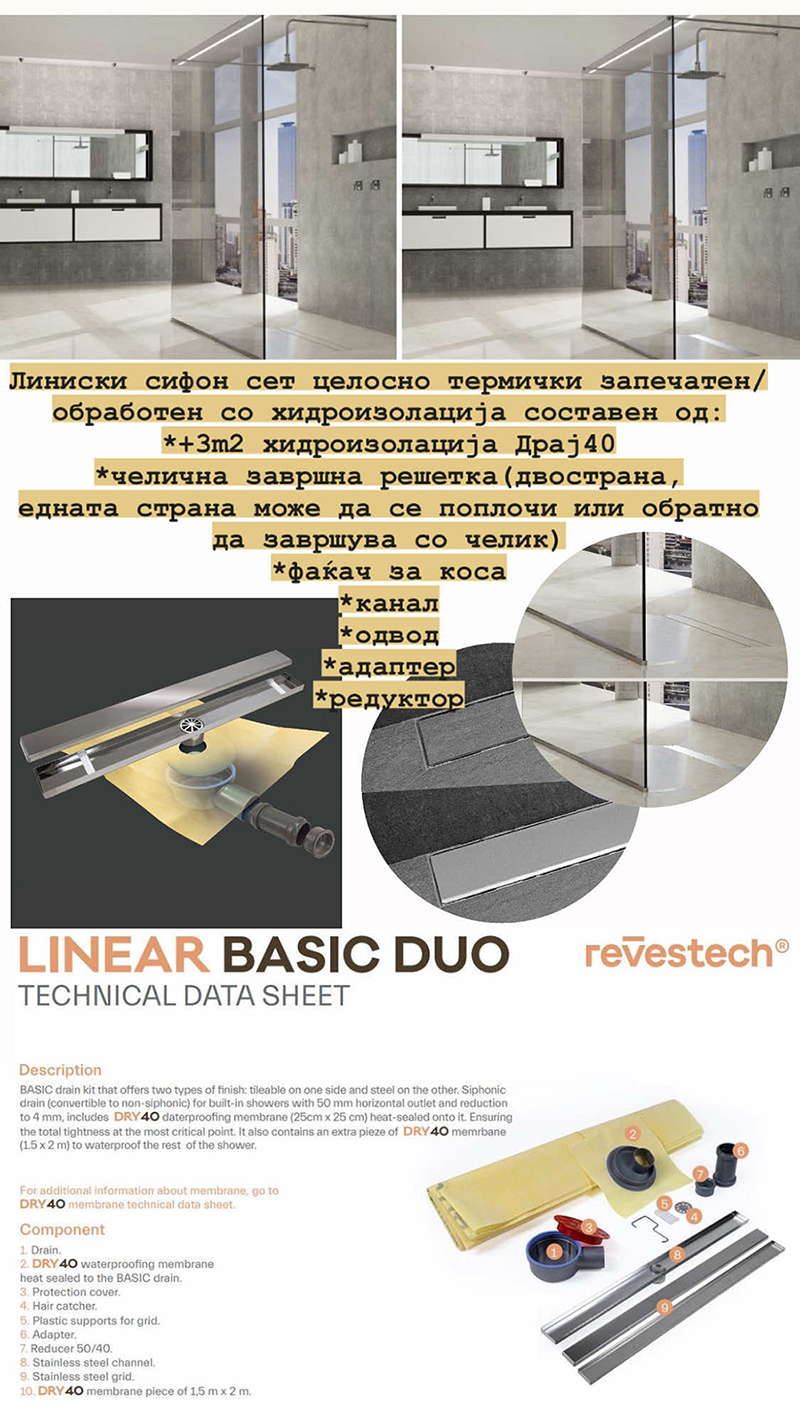 Revestech LINEAR BASIC DUO
