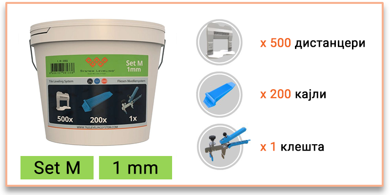 SL SETOVI SET M